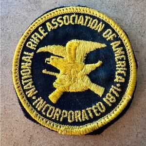 Vintage NRA National Rifle Association of America Incorporated 1871 Patch 3 Inch